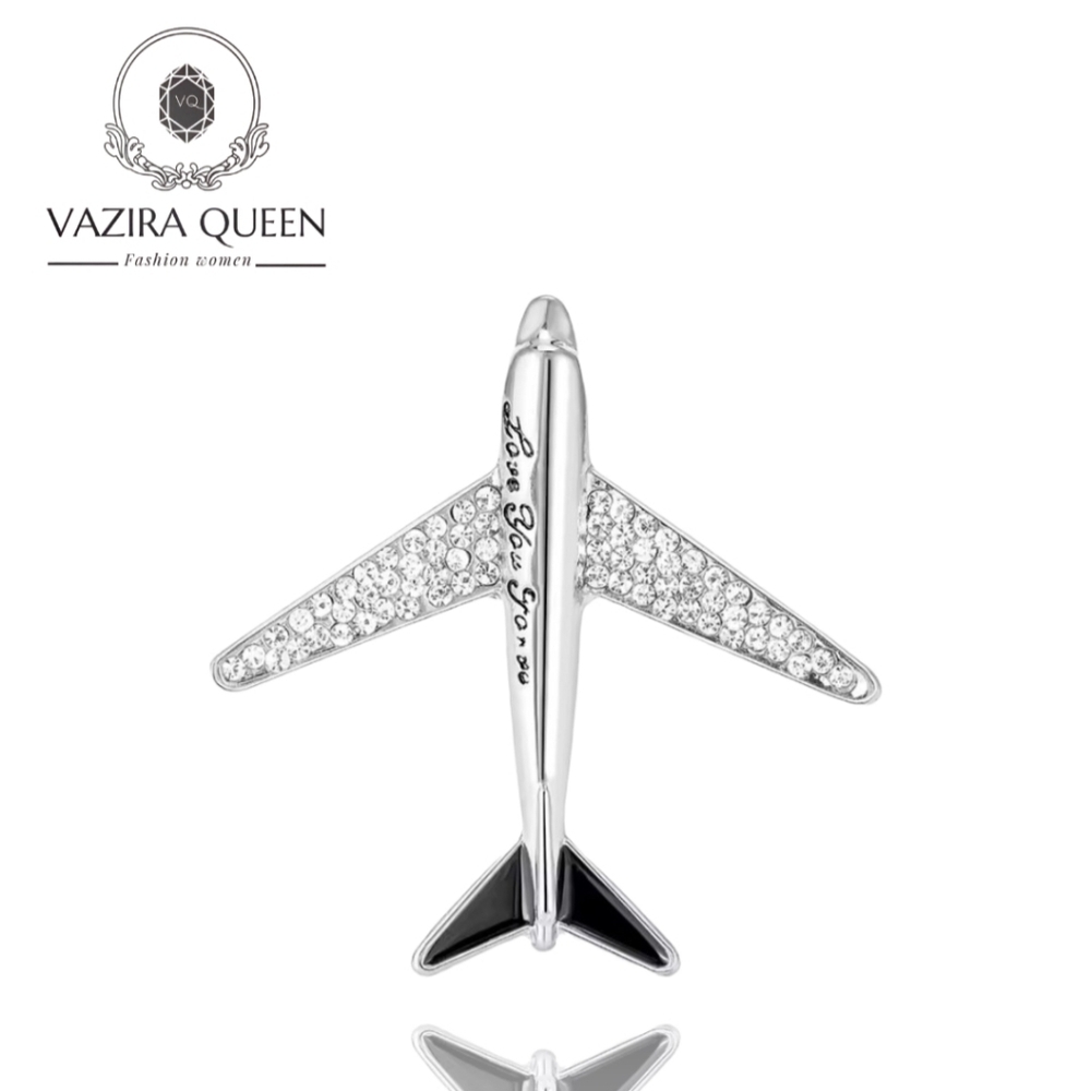 VQ Plane Brooch